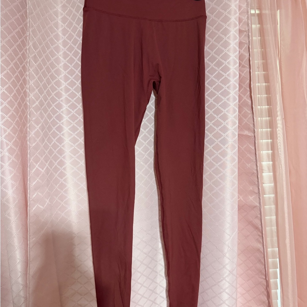 Alphalete Women's Leggings in Burgundy